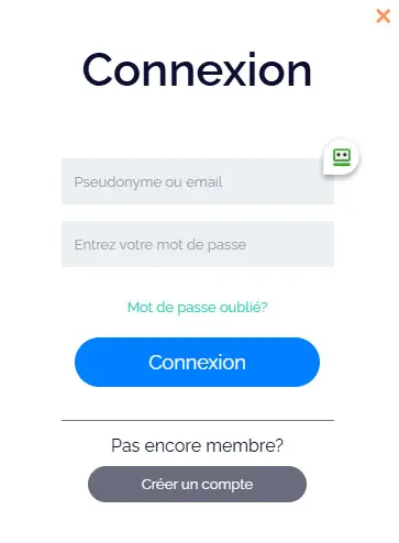 Connexion des membres du MAGICAZZ CASINO