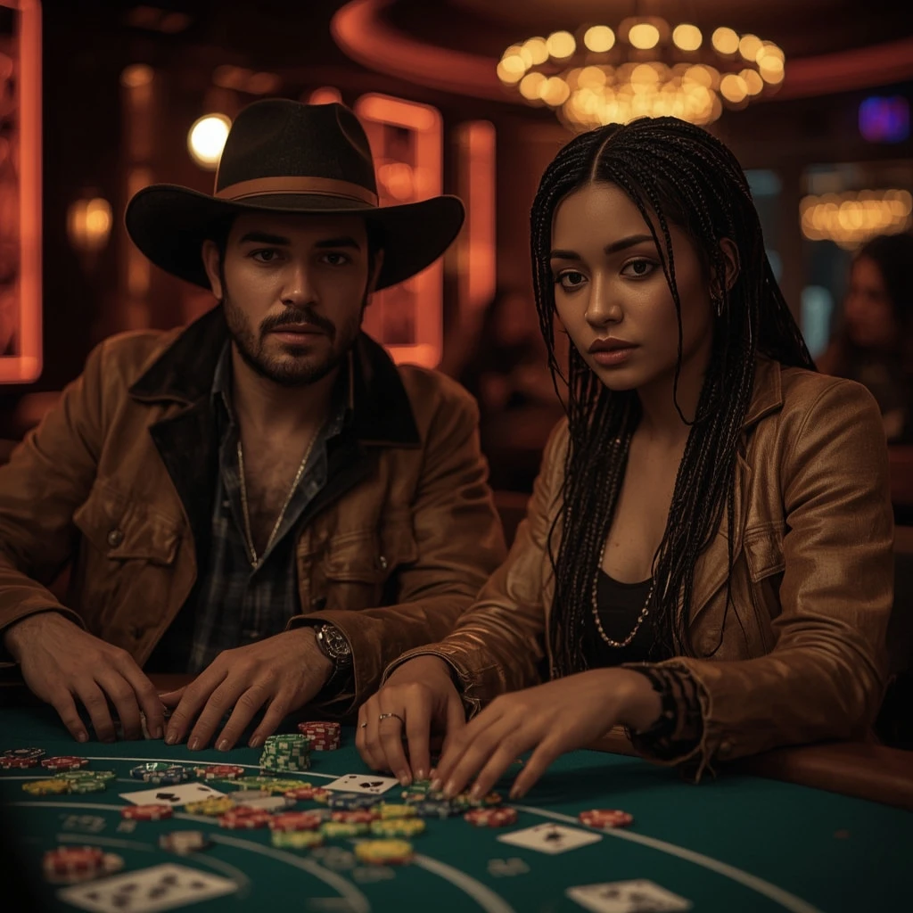 photo de deux joueurs de poker au Magicazz Casino
